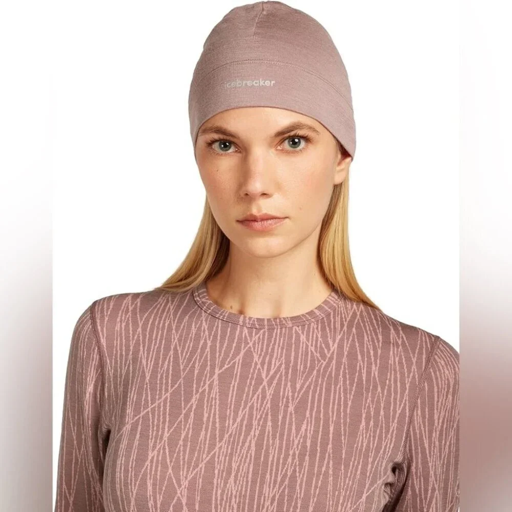 Icebreaker Merino Wool Beanie Gorp OS Unisex Outdoor Winter Minimalist